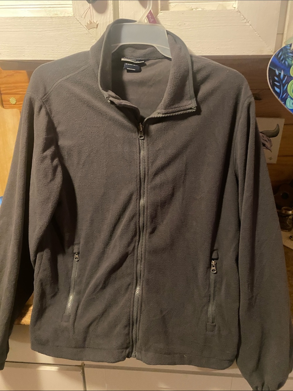 Women's Full-Zip Fleece Jacket - Gray